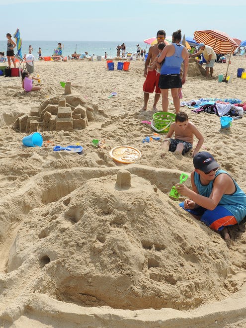 The 38th Annual Rehoboth Beach-Dewey Beach Chamber of Commerce Sandcastle Contest was held on Saturday.