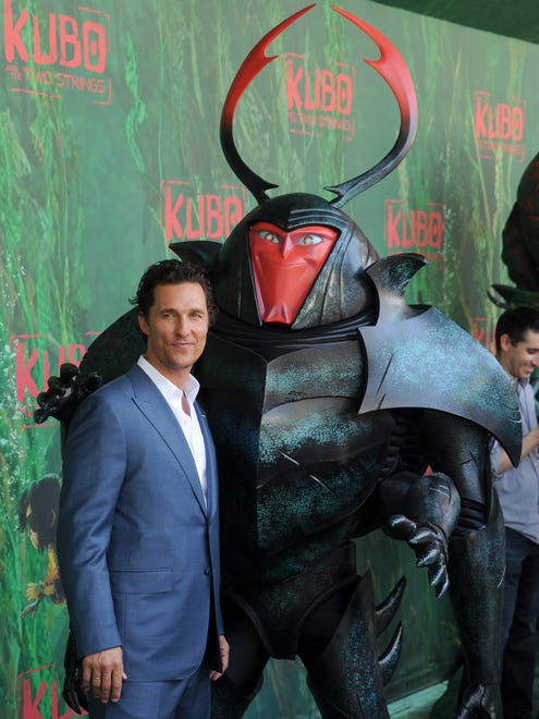 UNIVERSAL CITY, CA - AUGUST 14:  Actor Matthew McConaughey arrives at the premiere of Focus Features' "Kubo And The Two Strings" at AMC Universal City Walk on August 14, 2016 in Universal City, California.  (Photo by Gregg DeGuire/WireImage) ORG XMIT: 660307717 ORIG FILE ID: 589527838