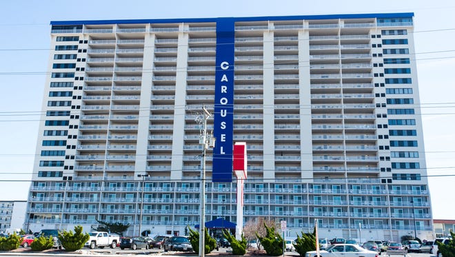 Carousel Oceanfront Hotel & Condos in Ocean City on Thursday, March 17.