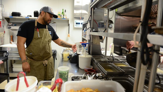 Matt's Fish Camp Maurice Catlett, Executive Chef, talks about the morning daily prep that is needed to keep a restaurant running smoothly on Tuesday, Feb. 13, 2018 at Matt's Fish Camp located in Lewes, Del.