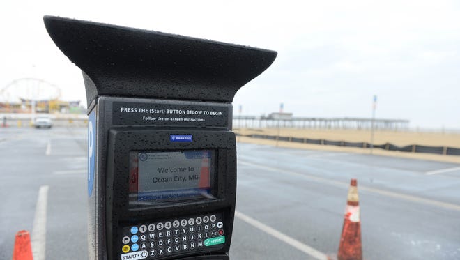 Solar-powered kiosks will take over the old "pay-and-display" method, where visitors used to exhibit a printed receipt, according to an Ocean City town release. Friday, March 30, 2018.