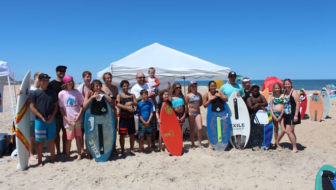 Participants in the 2016 Skim a Thon event, hosted by the Get Well Gaby Foundation and RELYance Skim Camp. The 2017 event will be held on June 17.