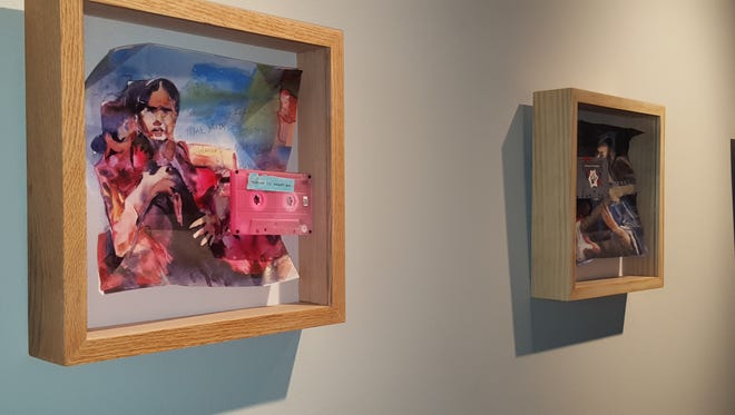 Visiting artist Michael Hubbard’s new exhibit “Mixtape” has created a set of mixtapes dedicated to depicting the punk rock “Riot Grrl” bands of the 1990s and showcasing strong women throughout history. The art is is on display at Salisbury University.