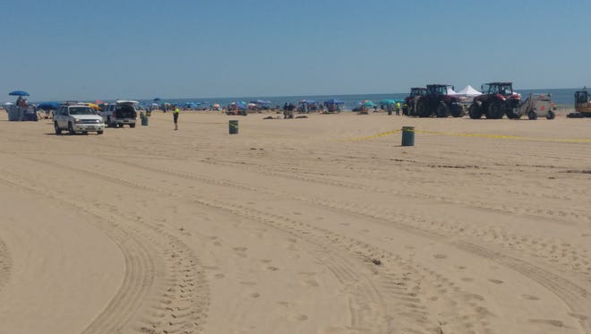 Police are investigating the circumstances surrounding a body discovered on the Ocean City beach near Second Street Monday morning.