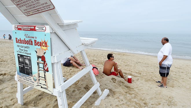 In June, high bacteria levels off Rehoboth Avenue prompted city officials to post swimming advisory signs. A retest the following day cleared the area for swimming.