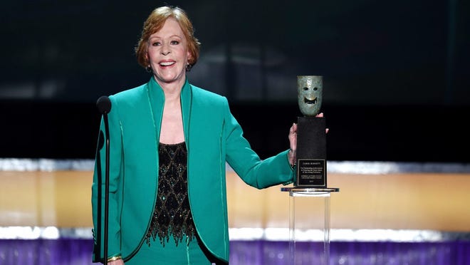 12. Carol Burnett > Lifetime wins & nominations: 5 wins, 11 nominations > First win: Actress In A Television Series, 1968 > Known for: " Annie, " " The Carol Burnett Show, " " Carol & Company " > Acting credits: 73