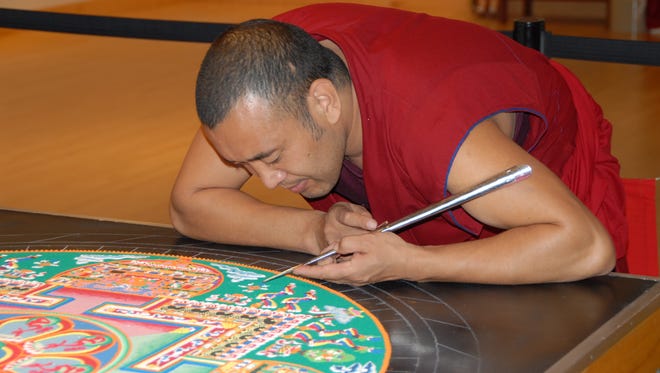 Tibetan monks will visit Salisbury University on April 12 to create and display their unique art.