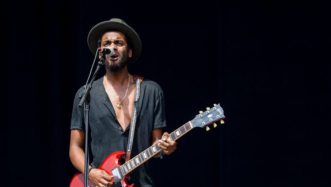 Gary Clark Jr. performs on The Main Stage at Firefly on Saturday, June 20, 2015.