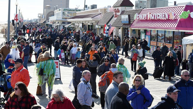 Over 3,500 "polar bears" braved air temperatures of 49 degrees and 41-degree water to take the 26th Annual Lewes Polar Bear Plunge, held at Rehoboth Beach on Sunday, Feb. 5. The event raises money for Special Olympics Delaware.