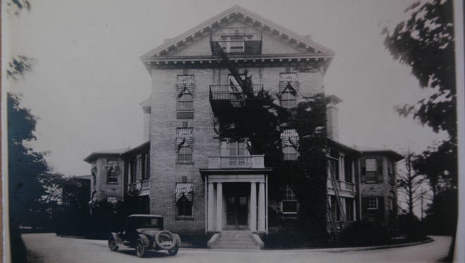 A historic image of PRMC.