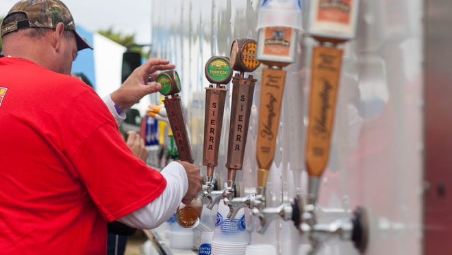 Beer will be on sale at Chincoteague’s 45th annual Oyster Festival Saturday, Oct. 7, at Tom’s Cove Park.