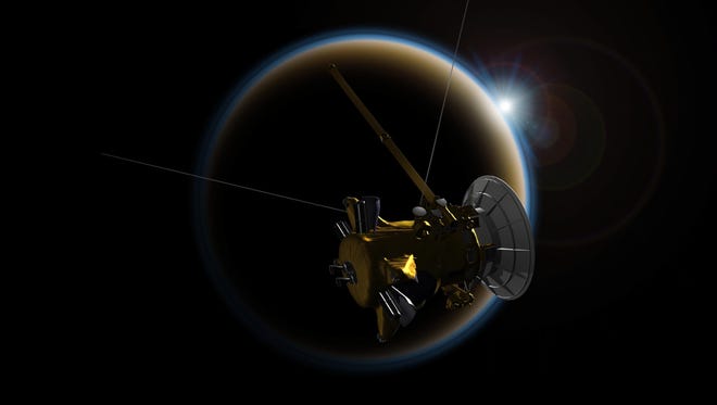Cassini will make its final close flyby of Saturn's moon Titan on April 22, 2017, using its radar to reveal the moon's surface lakes and seas.
