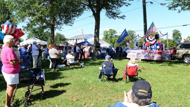 Many members of the community came out on Saturday, Sept. 9, 2017 to participate in the Sussex County GOP Support our President rally held in Georgetown, Del. on Saturday, Sept. 9, 2017.