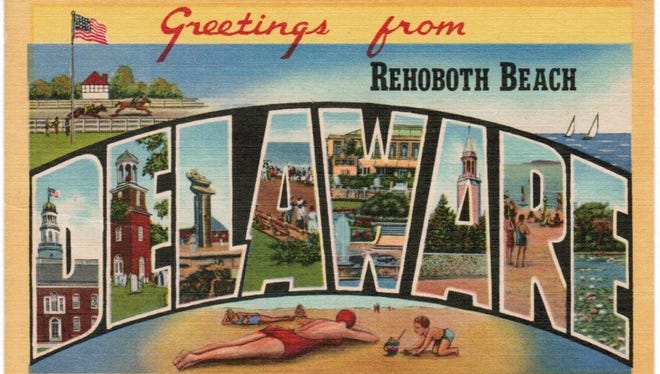 A Rehoboth Beach postcard.