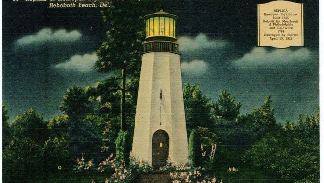 Henlopen Lighthouse postcard.