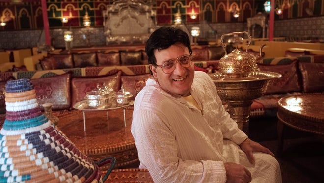 Riyadh Albaroki, owner of Casablanca Restaurant, sits in the main dining area of his restaurant that serves Moroccan cuisine along with live entertainment.