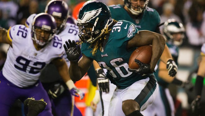 Eagles running back Jay Ajayi is expected to be the lead back this season.