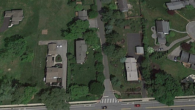 Satellite image of the properties taken on May 24, 2016.