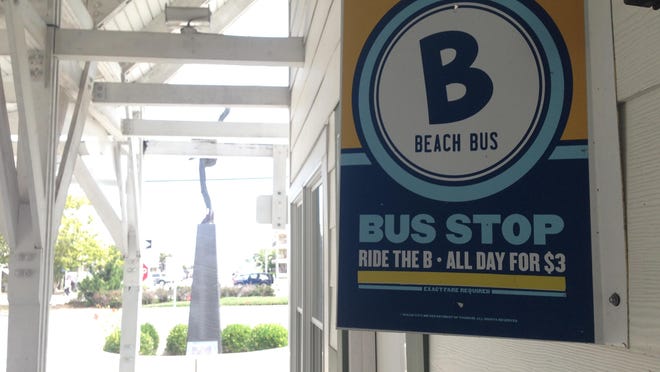 Ocean City bus stop.
