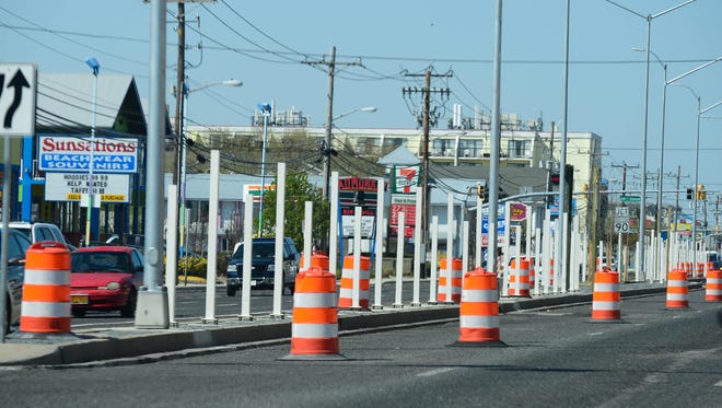 The Maryland Department of Transportation State Highway Administration is working on completing the median fence installation between 62nd Street and Convention Center Drive on Tuesday, May 1, 2018.