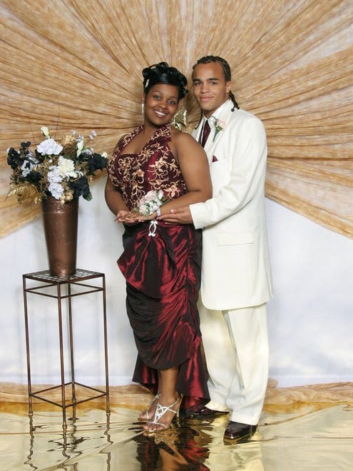 Melissa Beckles and Gary Terrell of Greenville attend Howard High School of Technology's prom in 2010 at the Inn at Mendenhall (Pa.)