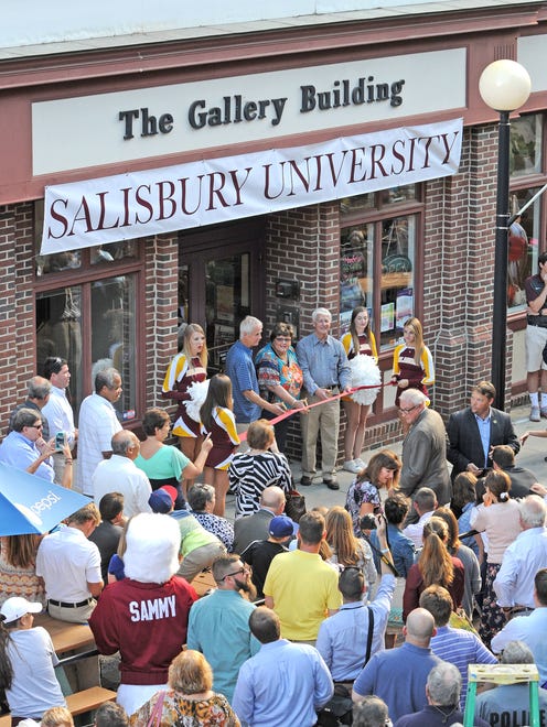 2015: The Gallery Building became one of the most visible faces of SU in the in downtown Salisbury.