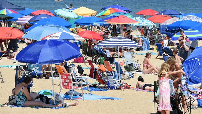 Wether cooling off in the shade, under and umbrella, or just floating and sitting in pool water, the weather has definitely been hot in July and the 1st part of August in Rehoboth Beach.