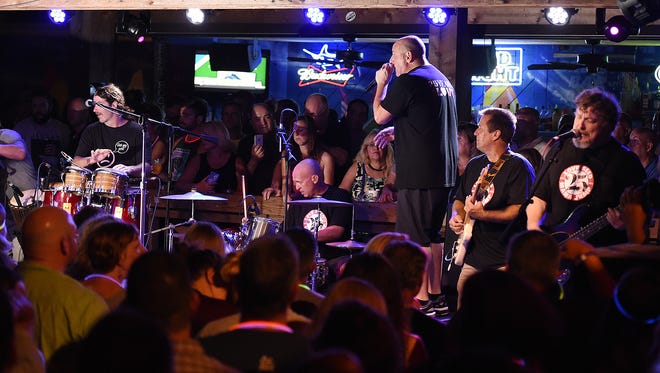 Local band Love Seed Mama Jump celebrated their 25th anniversary with a show Saturday, July 30, at the Rusty Rudder in Dewey Beach to a standing-room-only crowd.