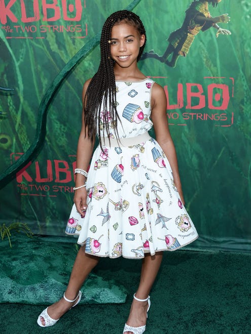 UNIVERSAL CITY, CA - AUGUST 14:  Actress Asia Monet Ray attends the premiere of Focus Features' 'Kubo and the Two Strings' at AMC Universal City Walk on August 14, 2016 in Universal City, California.  (Photo by Matt Winkelmeyer/Getty Images) ORG XMIT: 660307401 ORIG FILE ID: 589514674