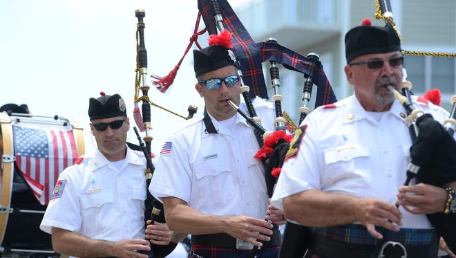 Southern Maryland Volunteer Honor Guard Fireman's Association during the 2017 Maryland Fireman Association Parade held in Ocean City on Wednesday, June 21, 2017.