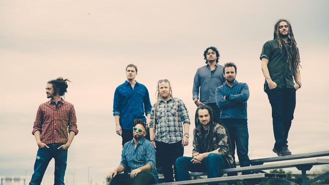SOJA, which includes Delaware native Trevor Young (far right), will perform Aug. 17 at Seacrets in Ocean City, Maryland.
