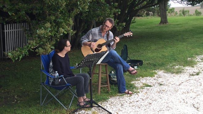 Scott and Melinda played music at The Nature Conservancy's Virginia Coast Reserve's second annual open house at the Brownsville Preserve in Nassawadox, Virginia on Saturday, April 22, 2017.