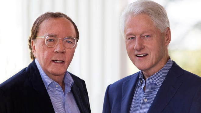 Former president Bill Clinton, right, and James Patterson are collaborators on "The President Is Missing."
