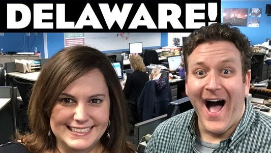 The News Journal's "Hi, I'm in Delaware" pop culture podcast is recorded weekly in the newsroom.