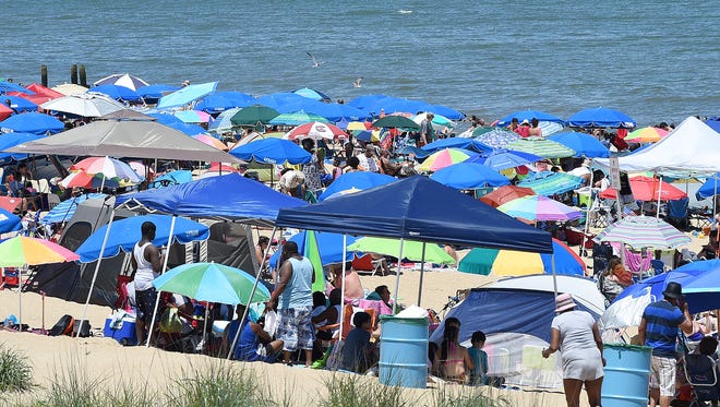 During a Jan. 9, 2017, city commissioners meeting, Rehoboth Beach officials discussed a policy for tents, umbrellas and canopies on the beach for the 2017 summer season.