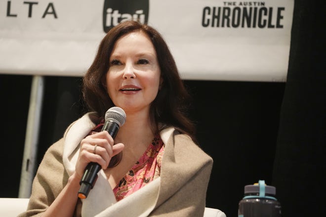 Actress, social justice advocate, and suicide loss survivor Ashley Judd, speaks during a panel, 'Preventing Suicide Through Safe Reporting and Storytelling' on Saturday, March 9, 2024, during SXSW 2024 at the Austin Convention Center.