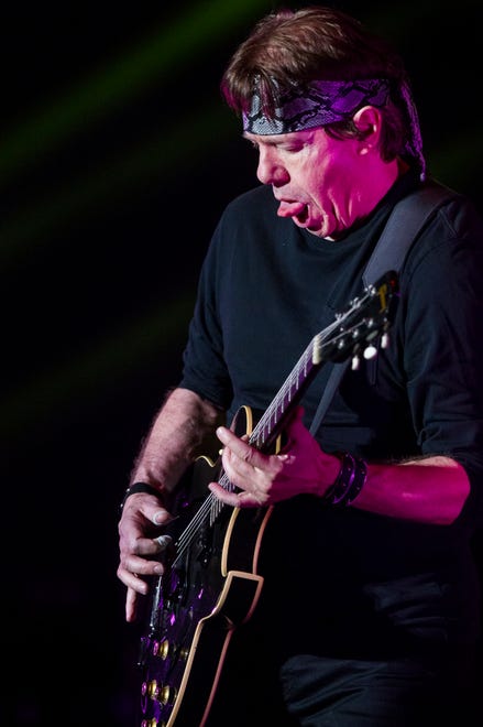 George Thorogood and the Destroyers perform at the Grand Opera House in Wilmington on Tuesday, March 10, 2015.