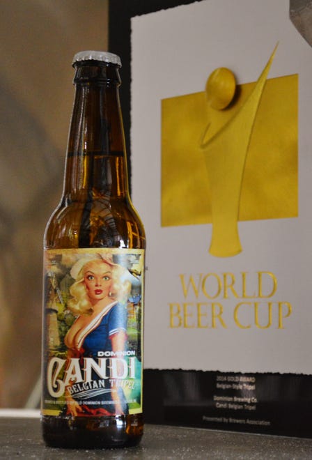 Fordham & Dominion ' s Candi Belgian Tripel won the 2014 World Beer Cup Gold Medal for best Belgian-style Tripel, beating 58 other breweries from around the world.