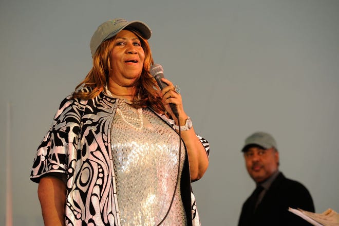Aretha Franklin Headlines Cancer Survivor Event hosted by John Theurer Cancer Center at Hackensack University Medical Center and held at Liberty State Park in Jersey City. 09/30/2012