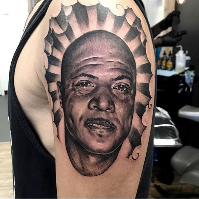 Tattoos by Wilmington tattoo artist Oba Moori.