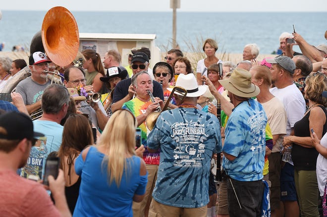 Summer 2018 ended as The 33rd Annual Jazz Funeral was held in Bethany Beach on Labor Day September 3rd with a march down the boardwalk to a Jazz Band and a casket signifying the end of the Season. A large crowd was on hand to see Sister Marie deliver the Eulogy and the thanking of the tourists who have visited the resort. She reminded everyone that the Shoulder Season is now in full bloom with business's still open and lots of great weather still to come.