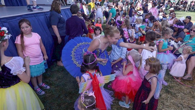 Tutus were the clothing of choice for many at the sixth annual Faerie Festival  Sunday, Sept. 16, 2018, Rockwood Park in Wilmington.