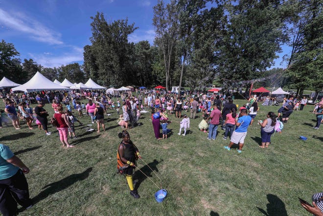 Guests enjoyed blue skies for the sixth annual Faerie Festival Sunday, Sept. 16, 2018, Rockwood Park in Wilmington.