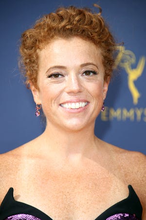 Michelle Wolf at the 2018 Emmys.