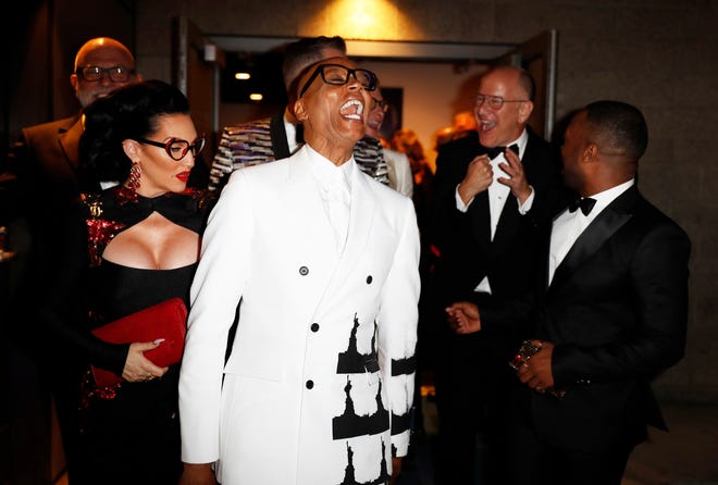 RuPaul has a big laugh at the Emmys.