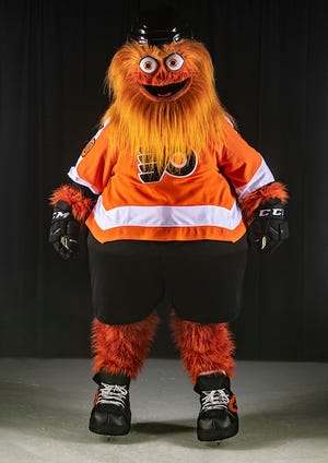 Monday the Flyers unveiled their new mascot, Gritty.