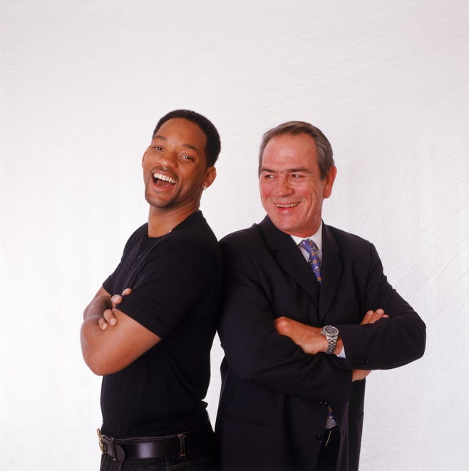 " Men in Black II " co-stars Will Smith and Tommy Lee Jones, photographed for USA TODAY on June 22, 2002.