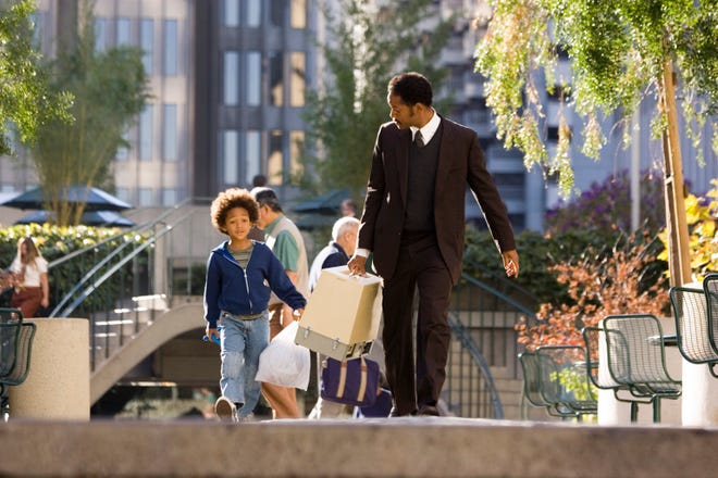 Will Smith (right, with son Jaden) got some of the best reviews of his career in 2006 ' s " The Pursuit of Happyness.