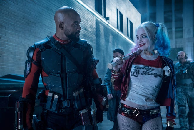 Deadshot (Will Smith) and Harley Quinn (Margot Robbie) have to save the world in 2016's "Suicide Squad."