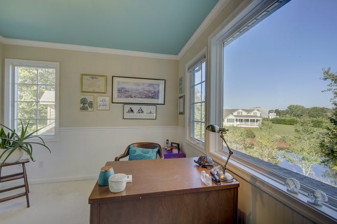 The office at 204 Lakeview Shores in Rehoboth Beach has a view of the pond.